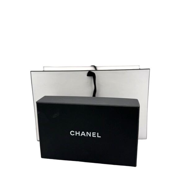 Chanel Metallic Quilted Boy Card Holder Pink*FULL INCLUSION*original COA CARD - Picture 3 of 13